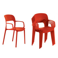 Modern polypropylene chair Bontempi Casa Gipsy
