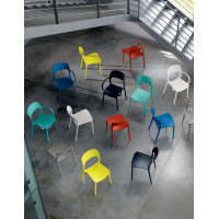 Modern polypropylene chair Bontempi Casa Gipsy