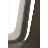 Chaise Schwinger avec structure en métal et assise en tissu ou en éco-cuir Pointhouse