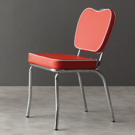 Vintage 60s Eco-Leather Chair Happy Days