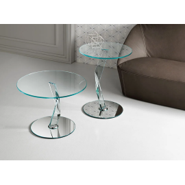 Bakkarat Tonelli Design multi-purpose glass coffee table
