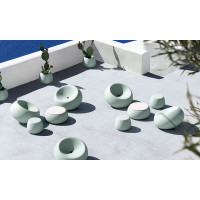 Terrace table T Ball polyethylene container with/without lighting Plust Outdoor.