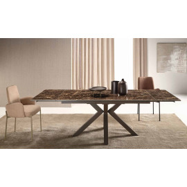 Ausziehbarer Tisch mit furnierter Platte Floyd Capodarte