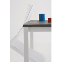 Extendable table with metal legs Plutone Pointhouse