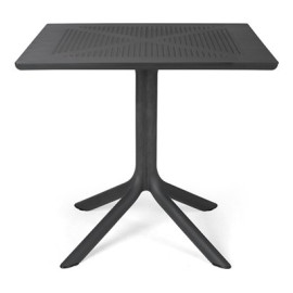 Mesa cuadrada fija para exteriores Clip.