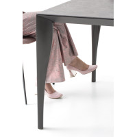 Tavolo rettangolare allungabile con gambe sagomate Marilyn Pointhouse