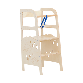 Torre Montessori in legno Mare