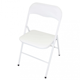 CHAISE PLIANTE SLIM BLANCHE LUCIDE