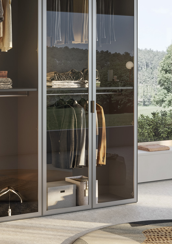 Armadio Window battente anta a specchio Colombini Casa