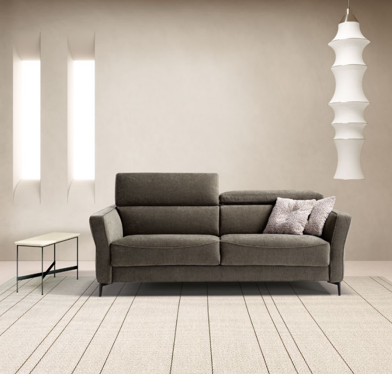 Sofa bed with reclining headrest and high foot Prague 13 Dienne
